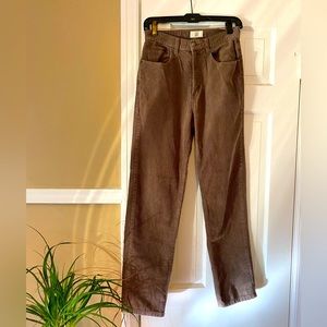 Vintage GAP Corduroy Brown Straight Leg Trousers